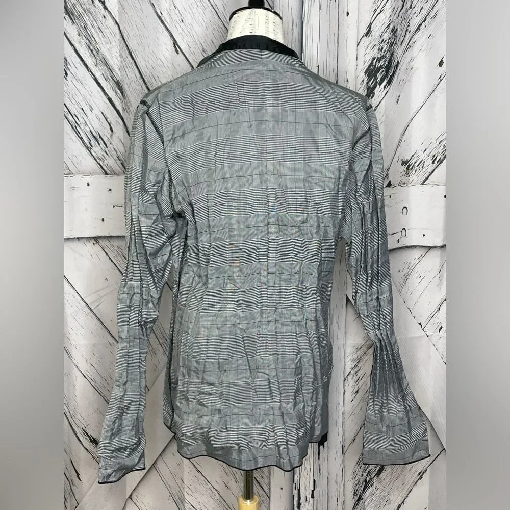 Beluva San Francisco Reversible Jacket Black & Plaid L